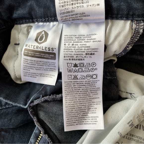 Levi's Premium Navy Blue 510 Skinny Jeans Size 28 - Picture 8 of 13